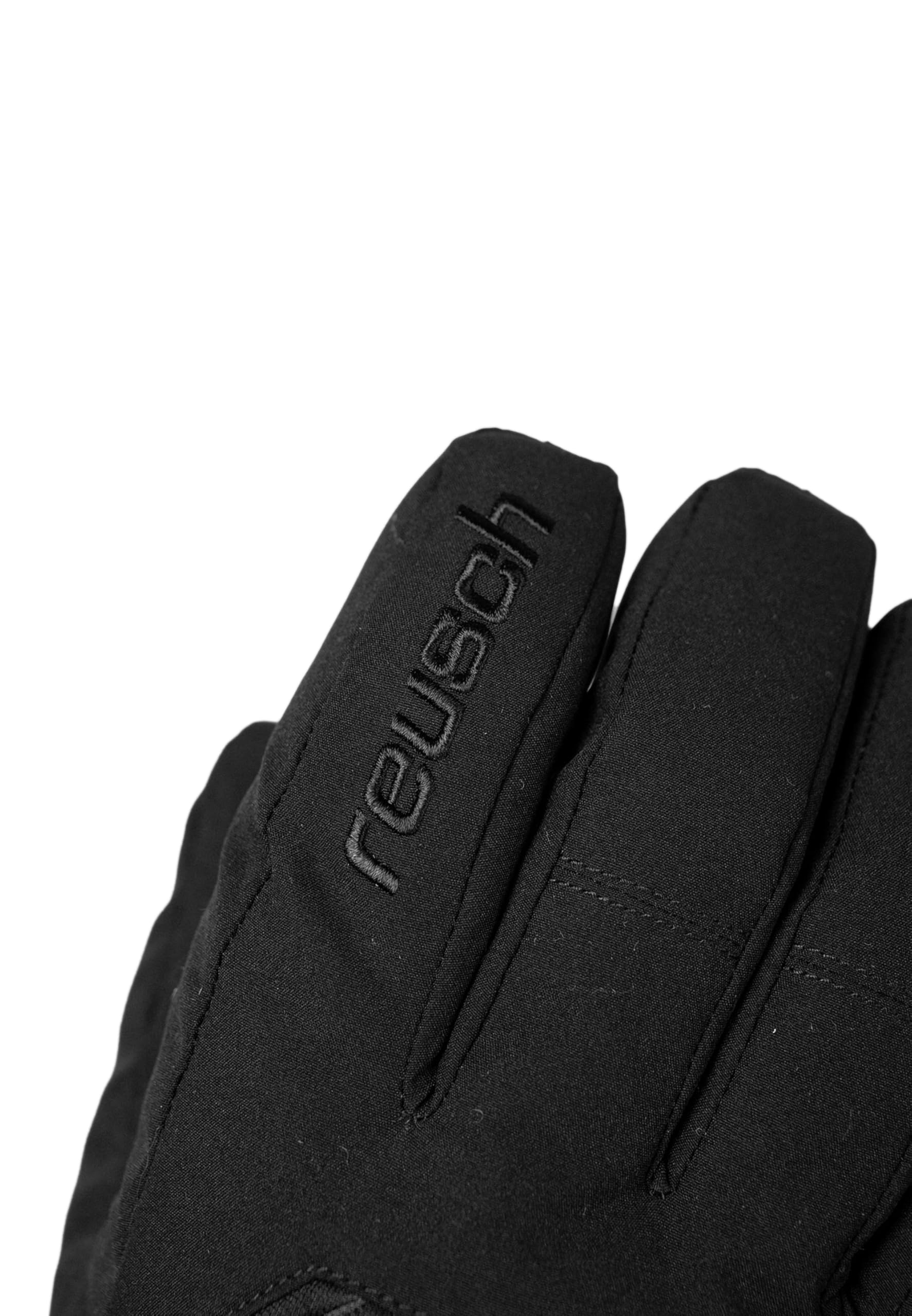 Reusch Malone R-TEX XT Rękawice narciarskie, uniseks, wodoodporne, wiatroszczelne, oddychające, ciepła izolacja z wełny, wegańska skóra, softshell, podszewka MicroActive, Tight Cuff, Comfort Leash