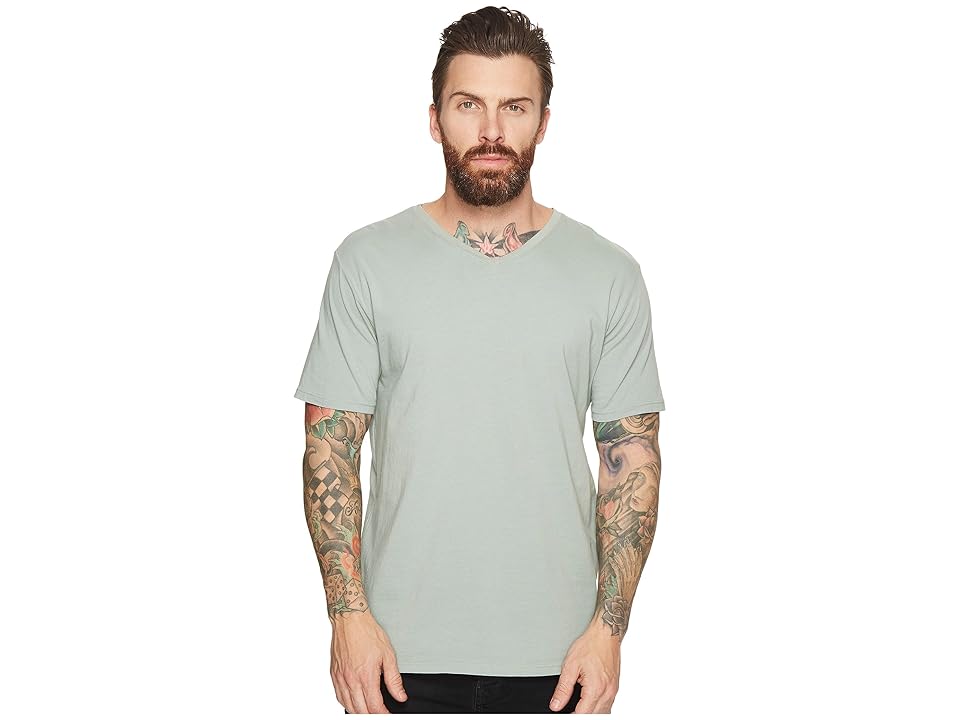 

Richer Poorer V-Neck Tee (Sage) Men's T Shirt