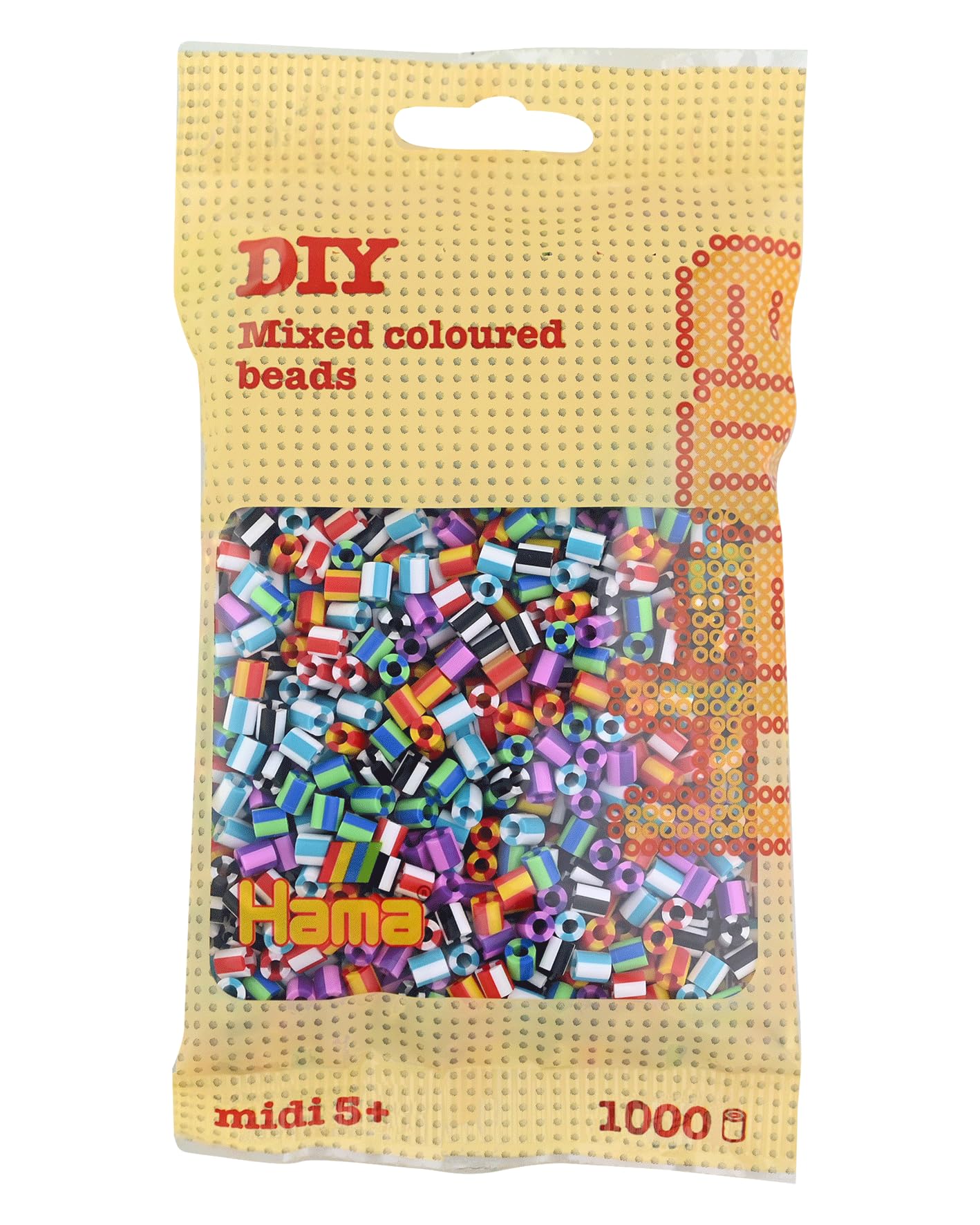 HAMA Bolsa de perlas | Aprox. 1000 cuentas midi fusibles para manualidades y mosaicos | Perlas de fusión para niños creativos 5+ | Juego de arte y decoración | Light Blue — view 38