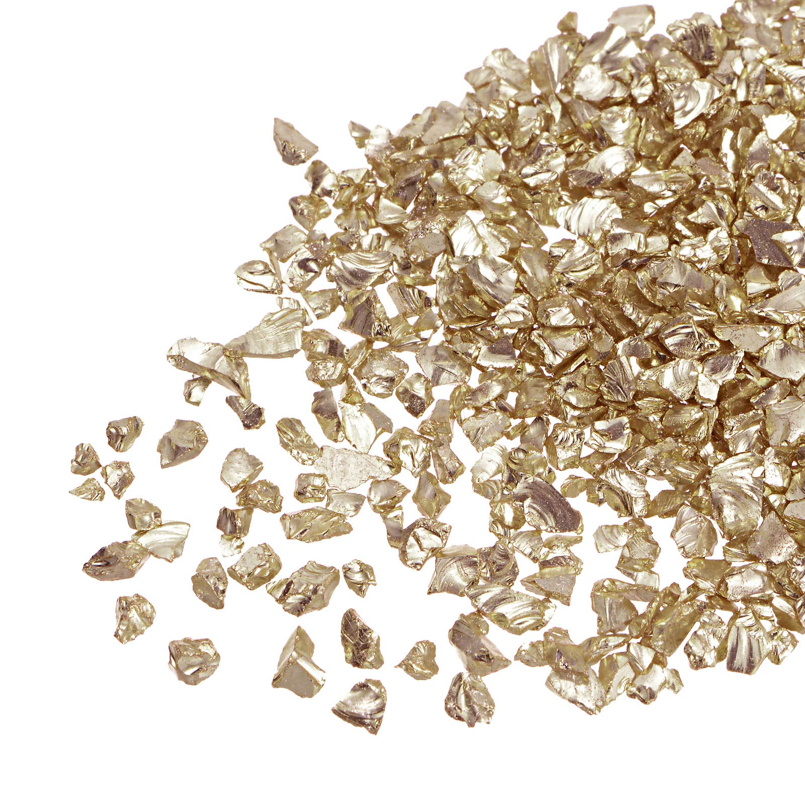 Sourcing Map Paillettes Verre Métallique Concassé 20g – 2-4 Mm – Iridescent Pour Résine Époxy, Artisanat, Vase, Bijoux, Bricolage
