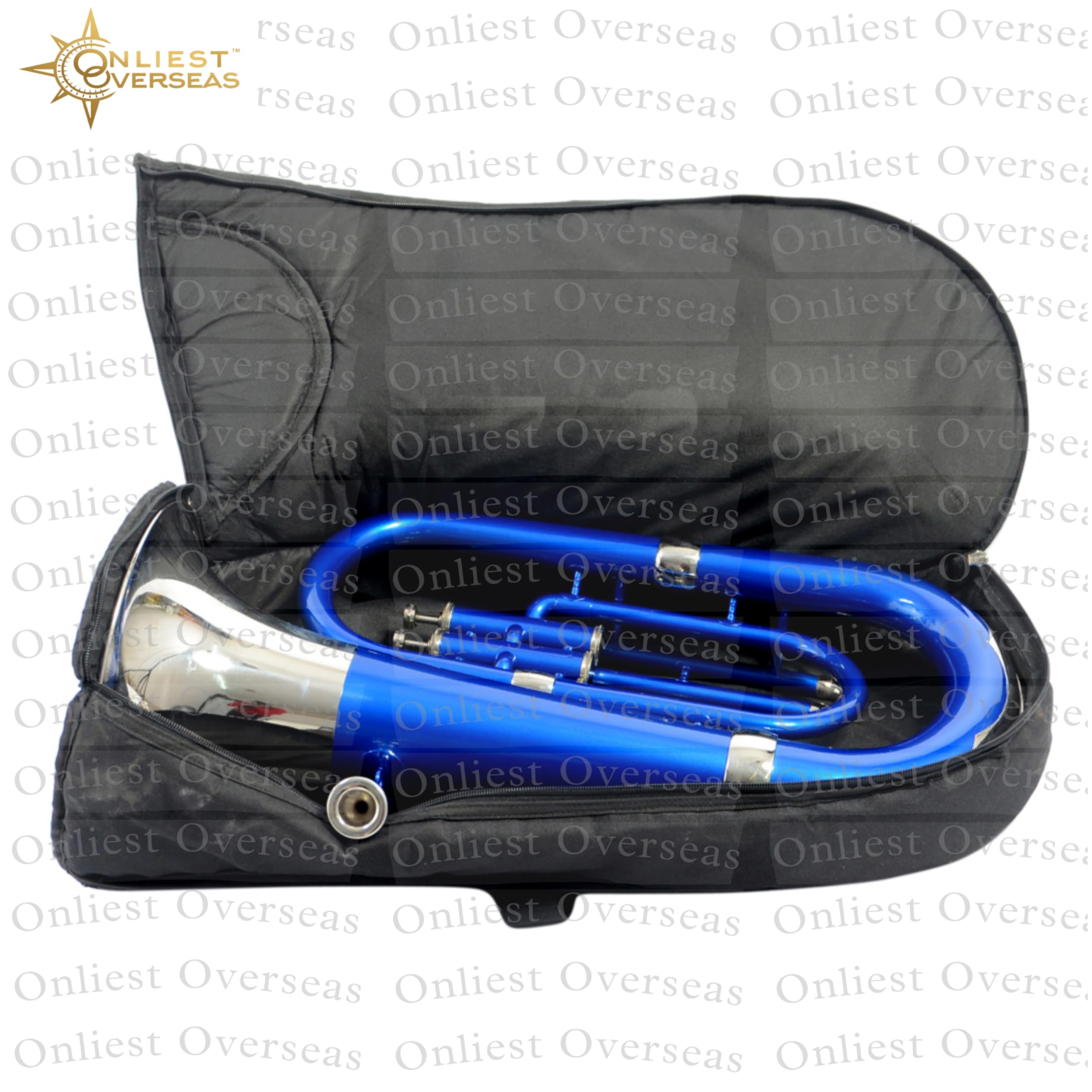 Euphonium - Strumento a 3 valvole in ottone con tono caldo, valvole lisce, per musicisti e studenti.