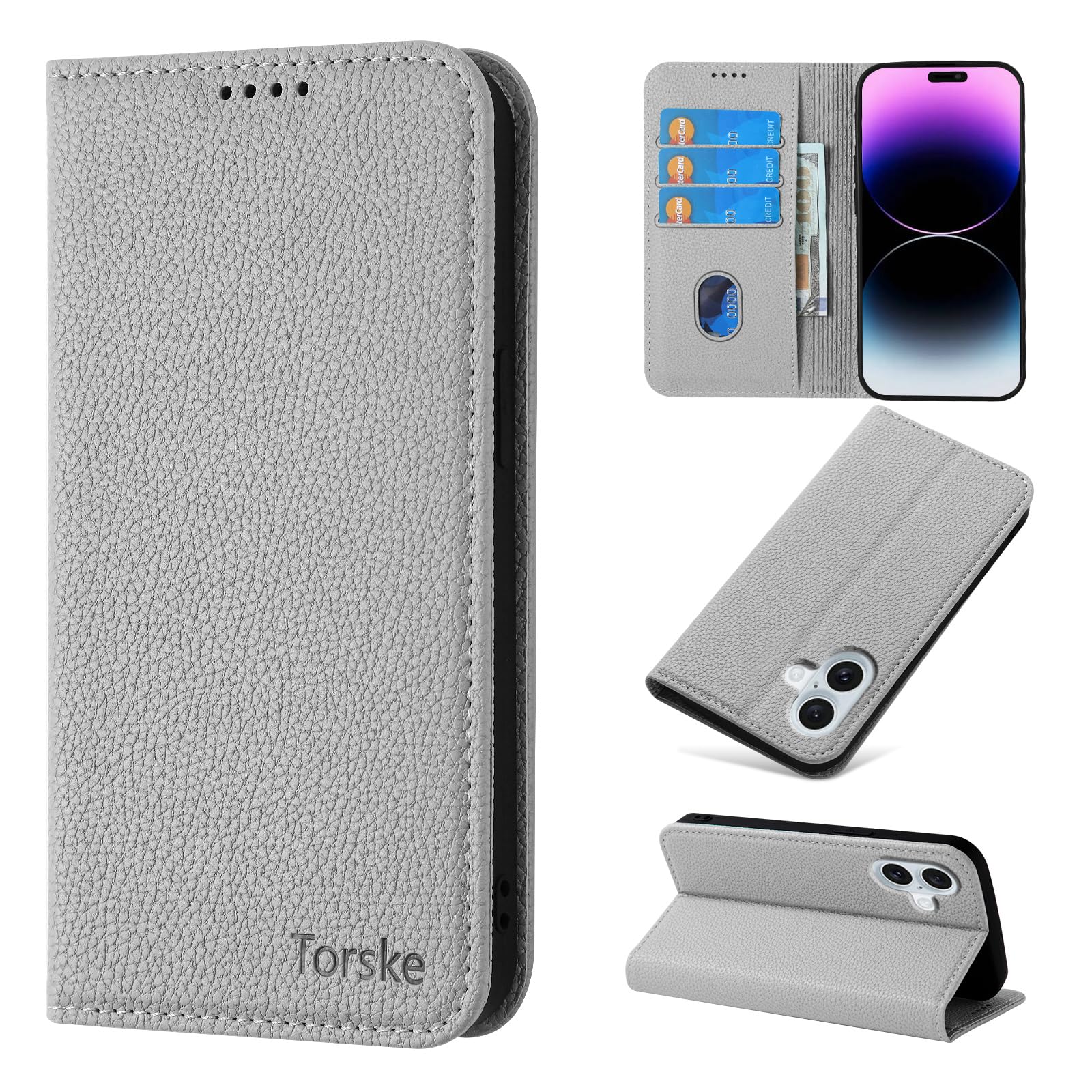 Amazon.co.jp: Torske iPhone16 ケース 手帳型 いphone16 ケース 内蔵