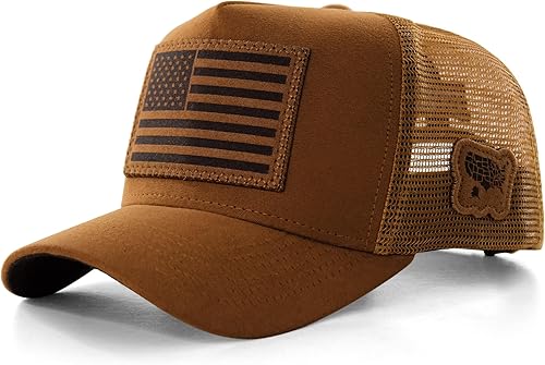 Sombrero de camión La bandera estadounidense - Country Western Rancher Edition Ajustable para hombres y mujeres