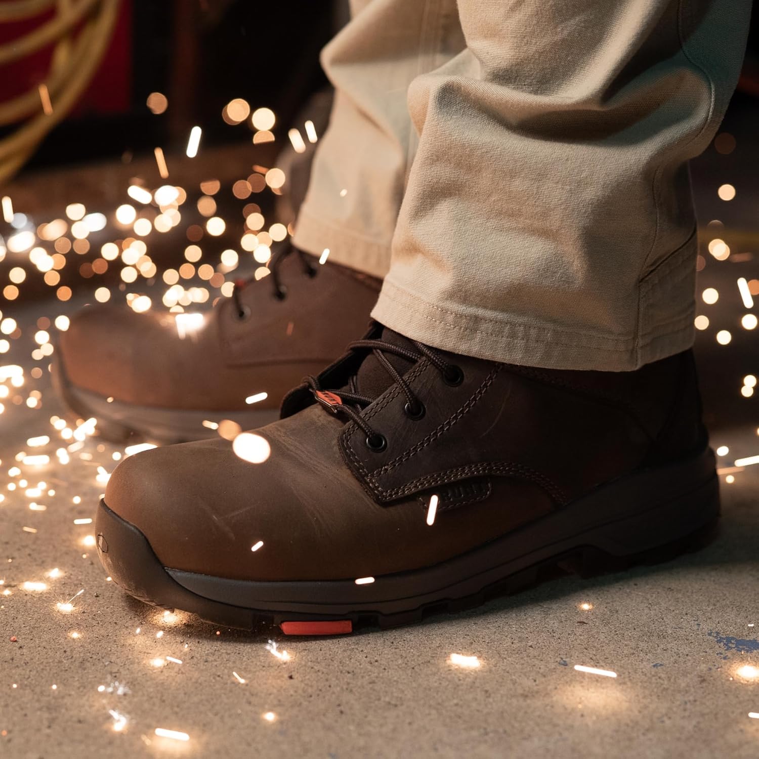 BRUNT Kasparian (Soft Toe) - 6" Lightweight Waterproof Work Boot - EH Rated - Slip + Oil Resistant - Heat-Resistant Sole