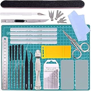 M-Aimee 27Pcs Professional Kit for Gundam Modeler Basic Tools, Kit for Gundam Model Tools Kit Perfect for Model Kit Building Beginner Hobby Model Assemble Building with Duty Plastic Container