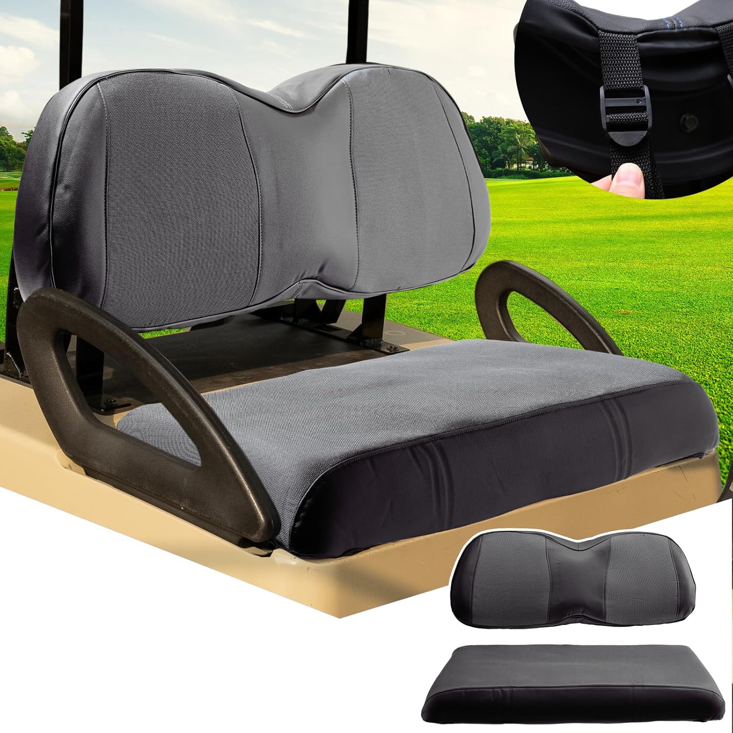 CHENGWEI Golf Cart Seat Covers for Club Car Precedent Front OEM