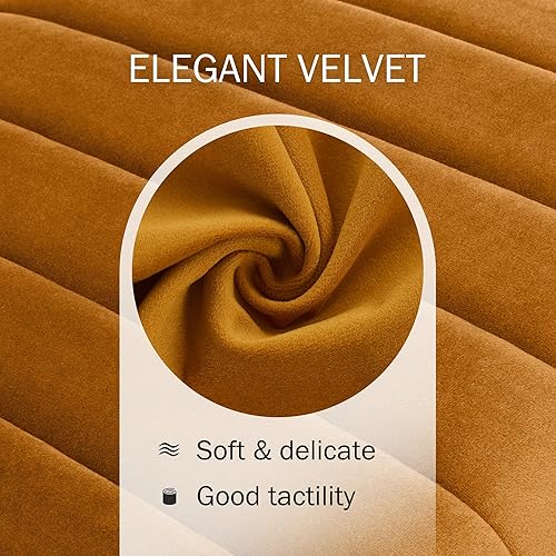 Miniatura 6 de Flouki Juego de 2 taburetes de bar de 24 pulgadas, taburetes de bar voladizos de altura de mostrador, sillas de mostrador modernas tapizadas de