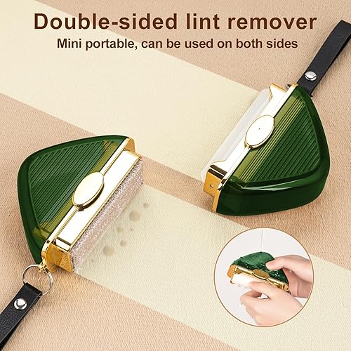 Miniatura 7 de DIUDIU CAT Rollo de pelusa de gel lavable, cepillo de pelusa, 2 lados y reutilizable, no necesita recambio de rodillo de pelusa. Removedor portátil