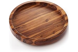 16 Inch Acacia Lazy Susan Turntable for Table - A Game-Changer for Every Kitchen