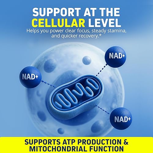 Miniatura 4 de Herbtonics NAD+ liposomal para energía celular Apoya el envejecimiento, la concentración y el metabolismo saludables Entrega liposomal - Diseñado