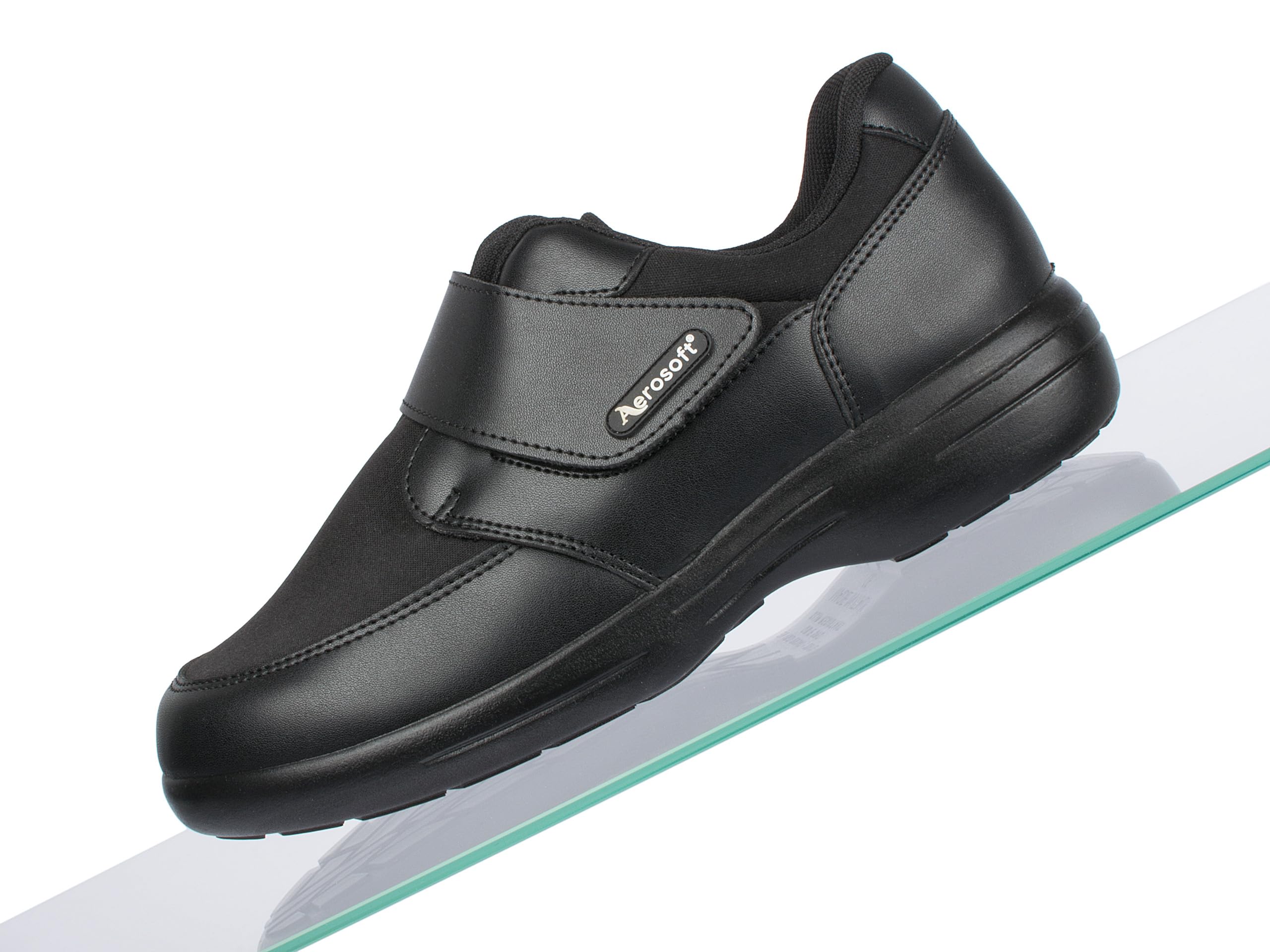 Aerosoft Klett-Halbschuh Stretch 16 Damen Herren Weite G-H rutschhemmend
