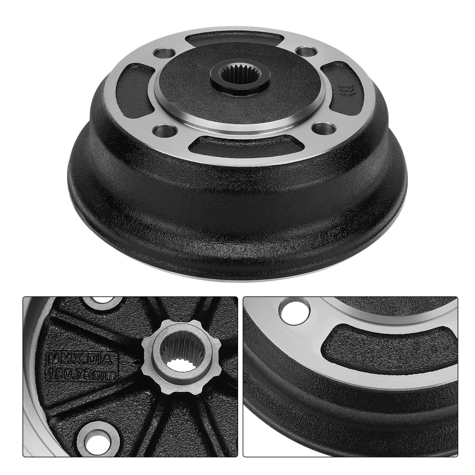 Rear Brake Drum Hub For Kawasaki Mule 3000 3010 4000 4010 - Replaces OEM 41038-0035 & 41038-1336