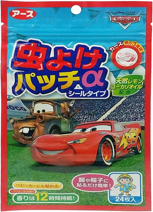 Amazon アース製薬 虫よけパッチa シールタイプ カーズ 24枚 サラテクト 虫除け 忌避用品 Amazon アース製薬 虫よけパッチa シールタイプ カーズ 24枚 サラテクト 虫除け 忌避用品