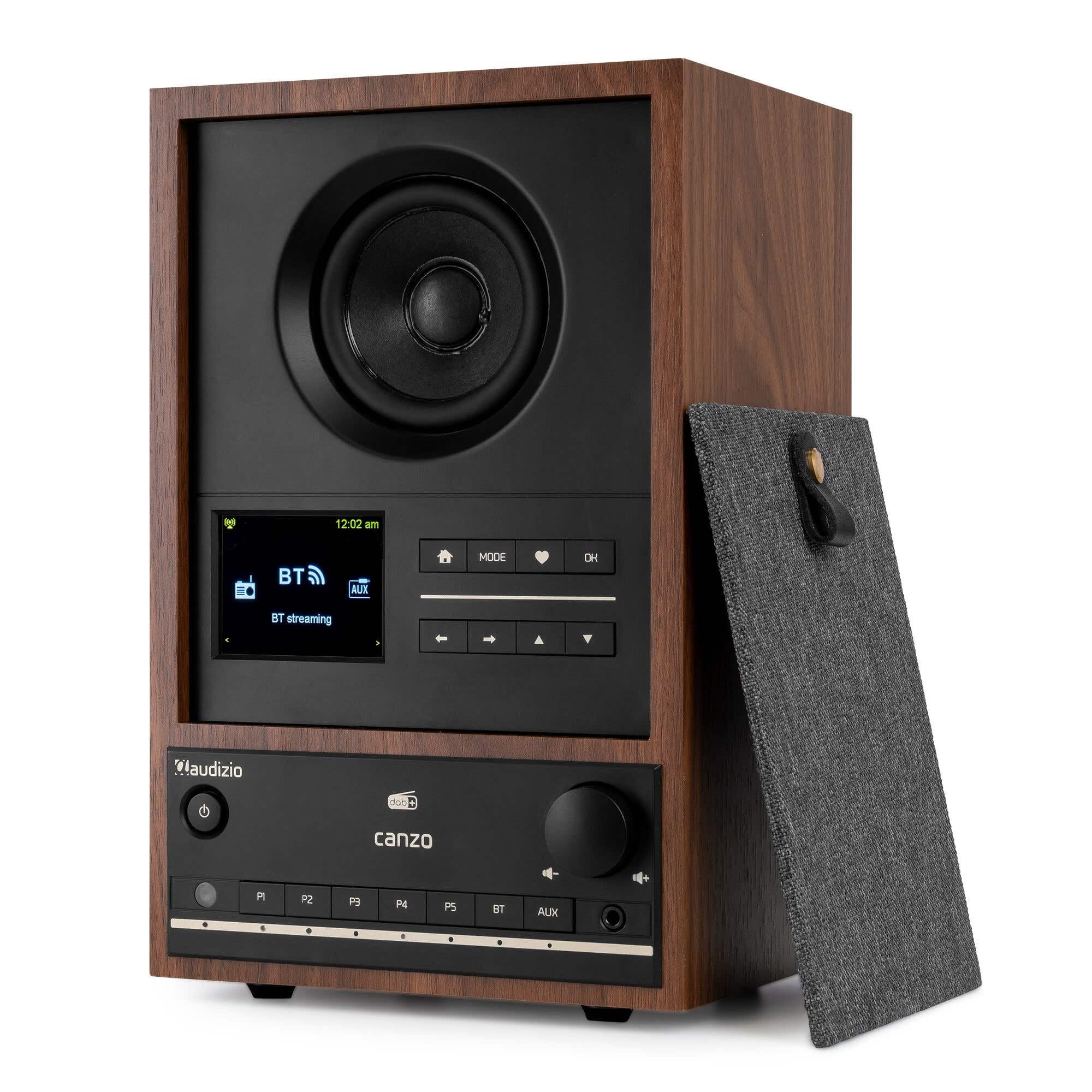 Audizio Canzo Radio DAB Internetradio WLAN Bluetooth 5.3 Digitale Telecomando Cucina Collegamento LAN AUX Line-Out
