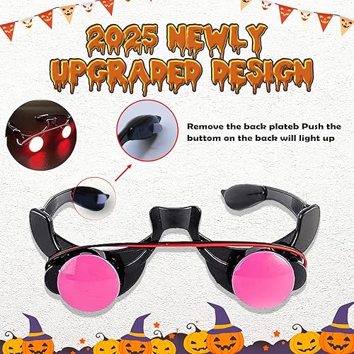 Miniatura 3 de Grim Reaper Halloween Costume for Kids with Glowing Red Eyes, Scythe, Gloves for Boys, Kids and Adult