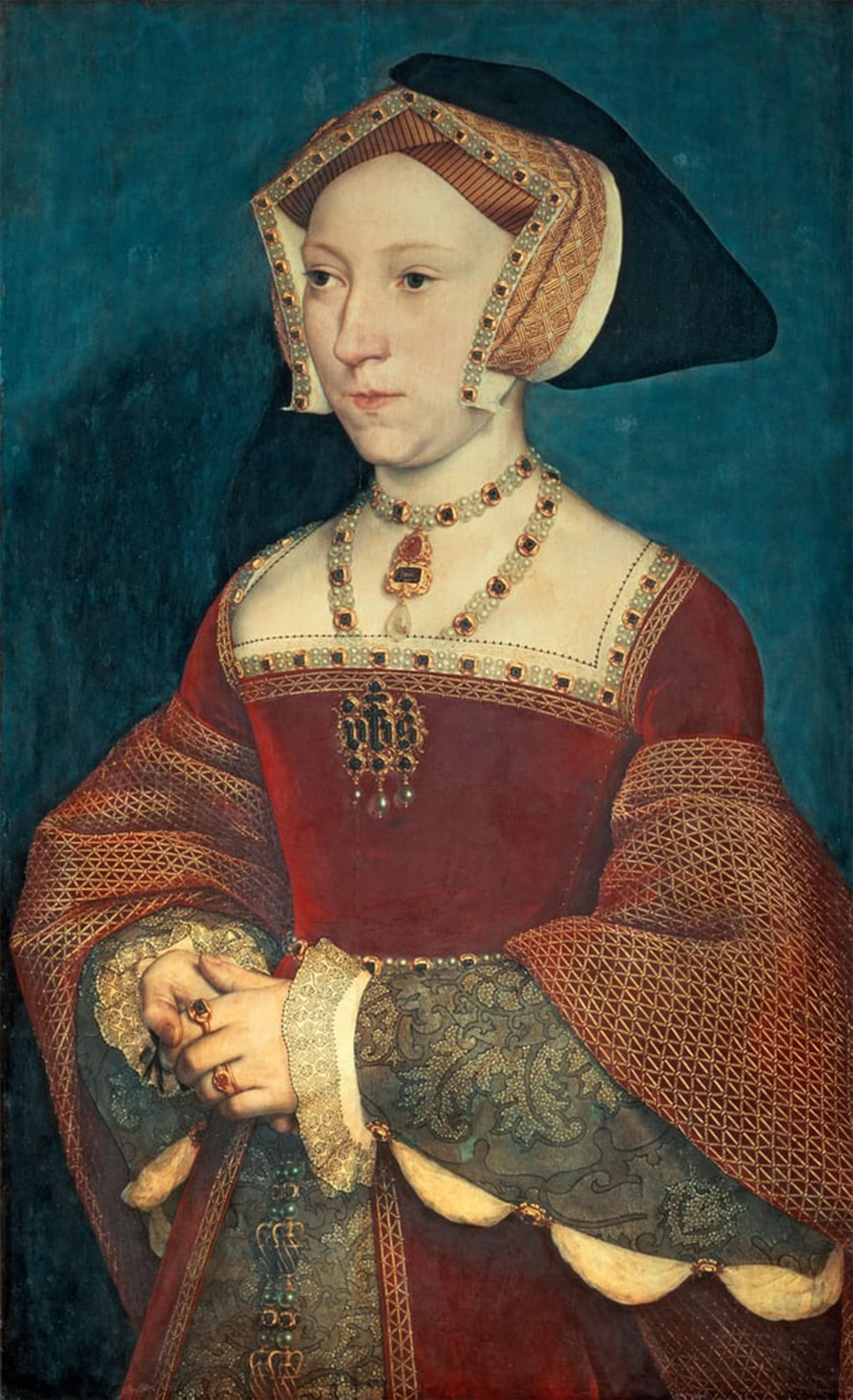SERENDIPITP Vintage Wall Art Canvas Nordic Poster Canvas Print Picture Jane Seymour by Hans Holbein Der Jüngere Wall Art Poster for Home Decor 60x90cm