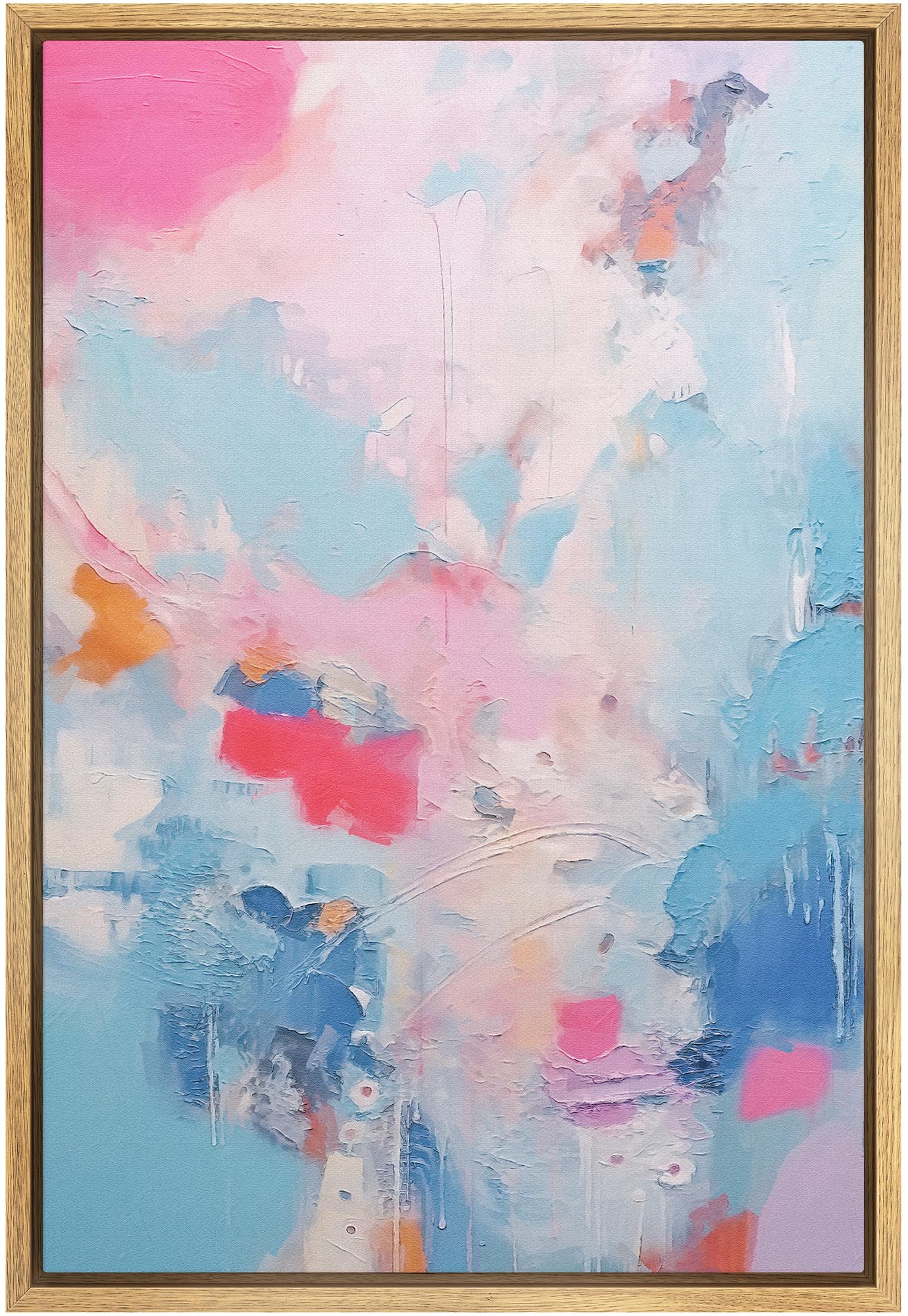 SIGNFORD Pink Blue Landscape Print