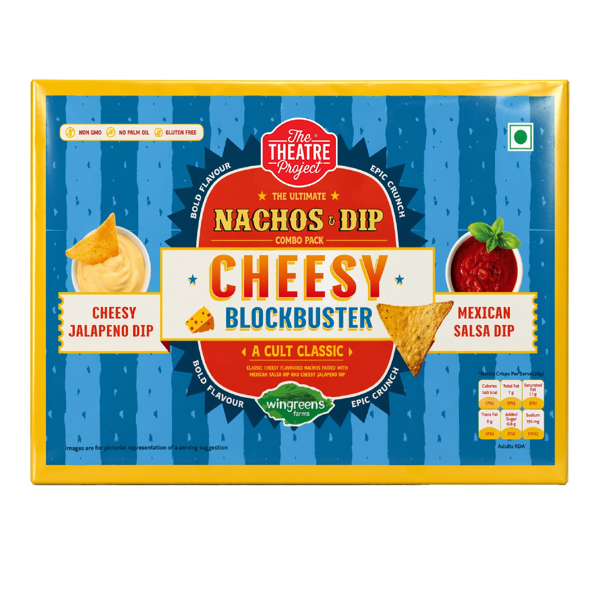 The Theatre Project Jalapeno Fire Act Nachos & Dip Combo, with Mexican Salsa Dip and Cheesy Dip, 60g-picture-30