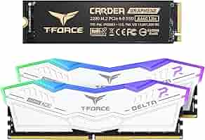 T-FORCE DELTA DDR5 32GB×4枚セット TEAMGROUP T-Force Delta RGB DDR5 Ram 32GB (2x16GB) 6000MHz