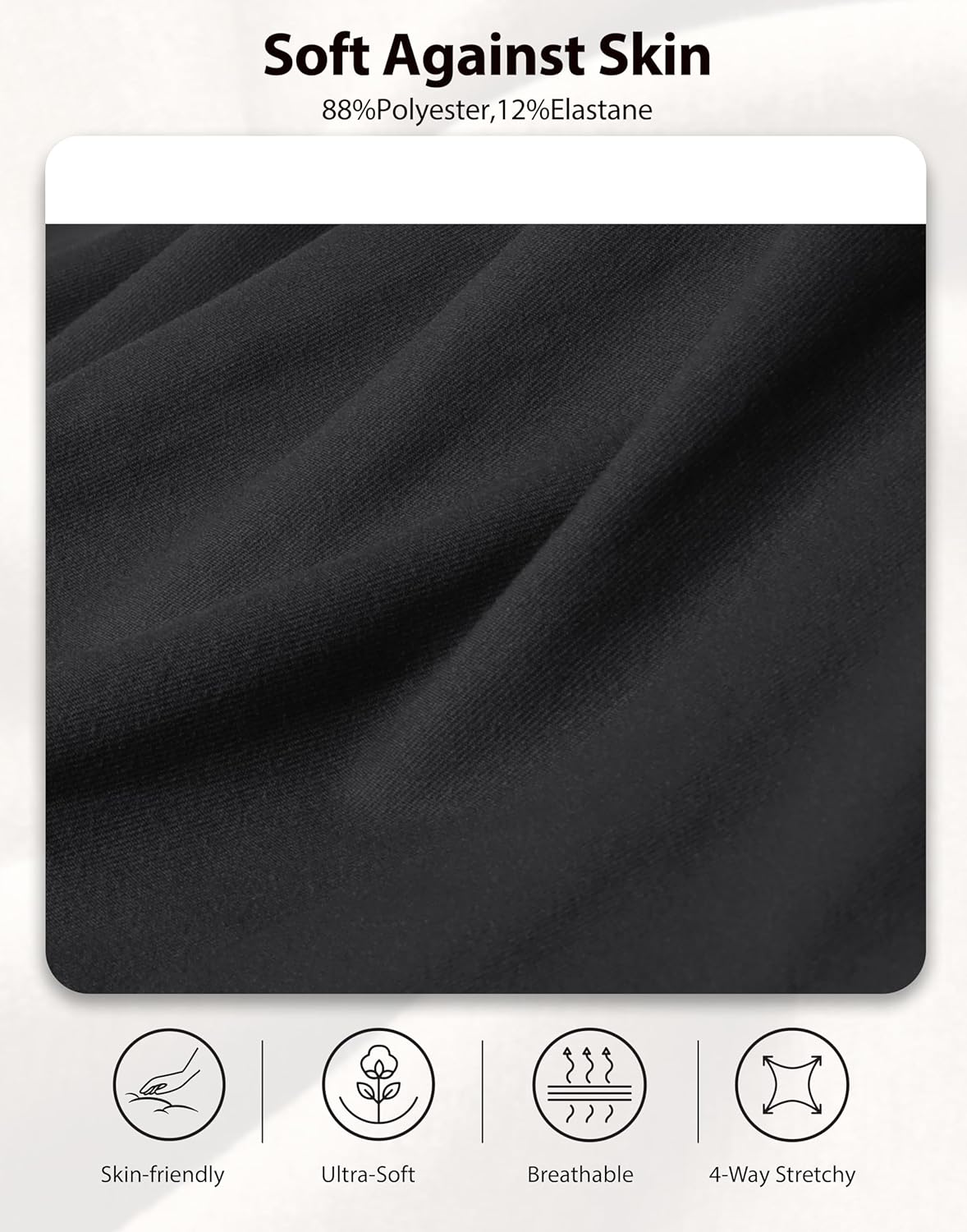 SANTINY Women's Soft Sweatpants Lightweight Yoga Lounge Casual Pants Stretch Open Bottom Sweat Pants for Women with Pockets - Image 5