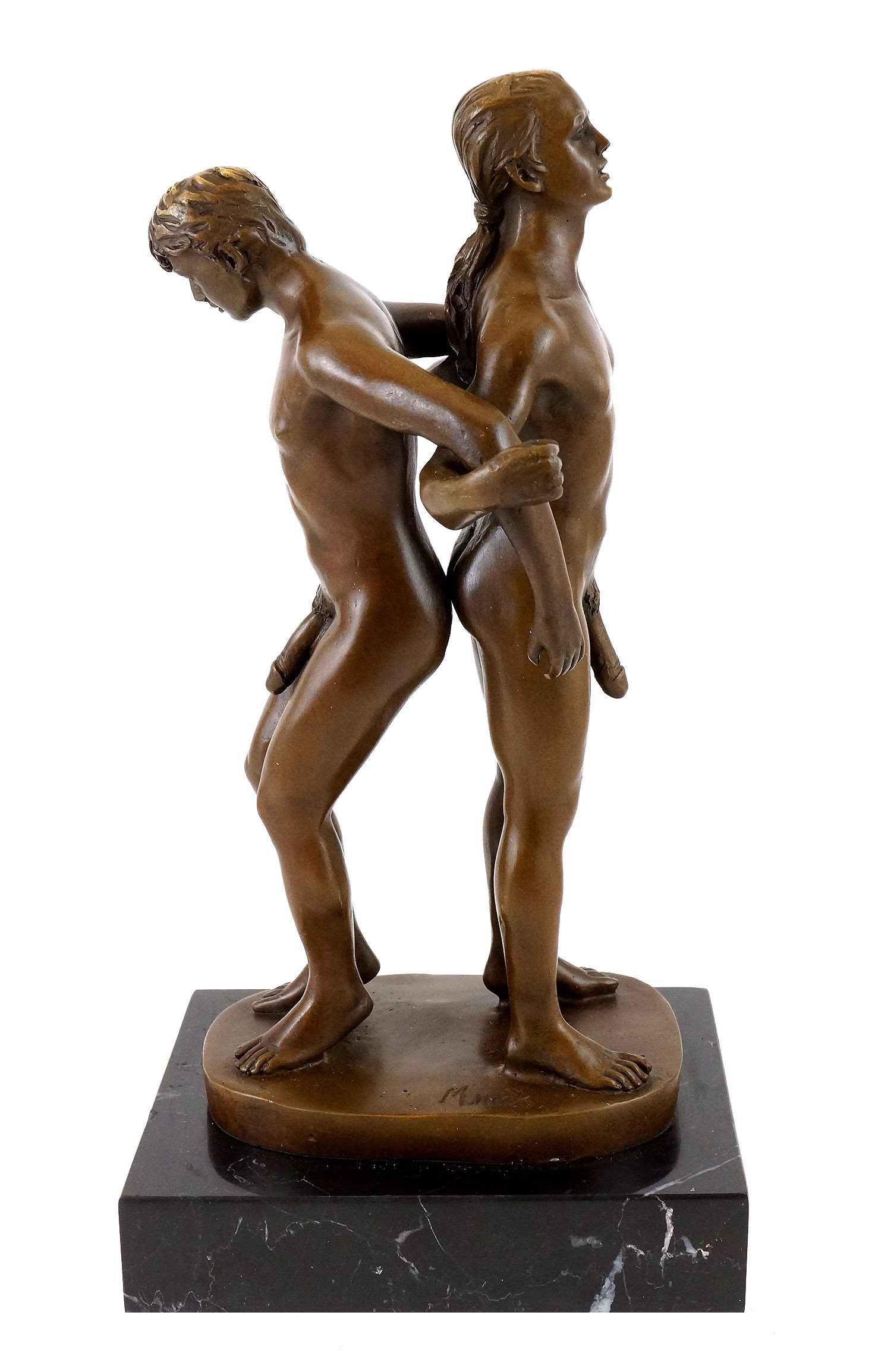 Figur Kunst Ambiente sculpture contemporaine en bronze pour décoration intérieure maison