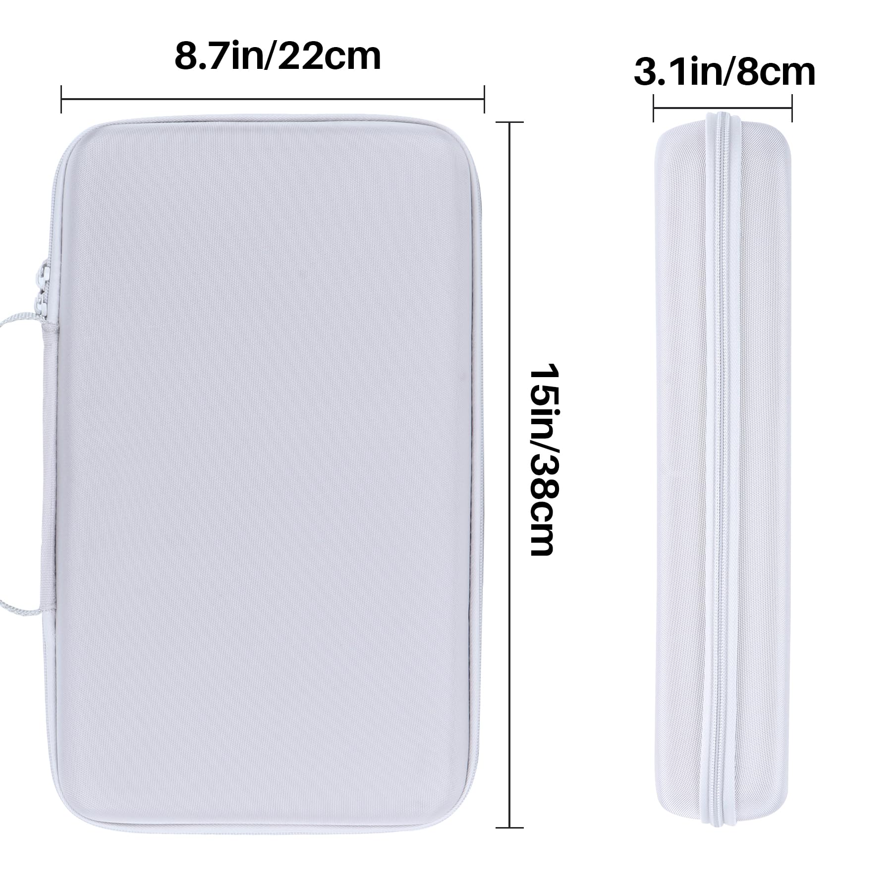 Lebakort Duro Caja Estuche Funda para Akai Professional MPK Mini IV Teclado Controlador MIDI USB-C (Grau)