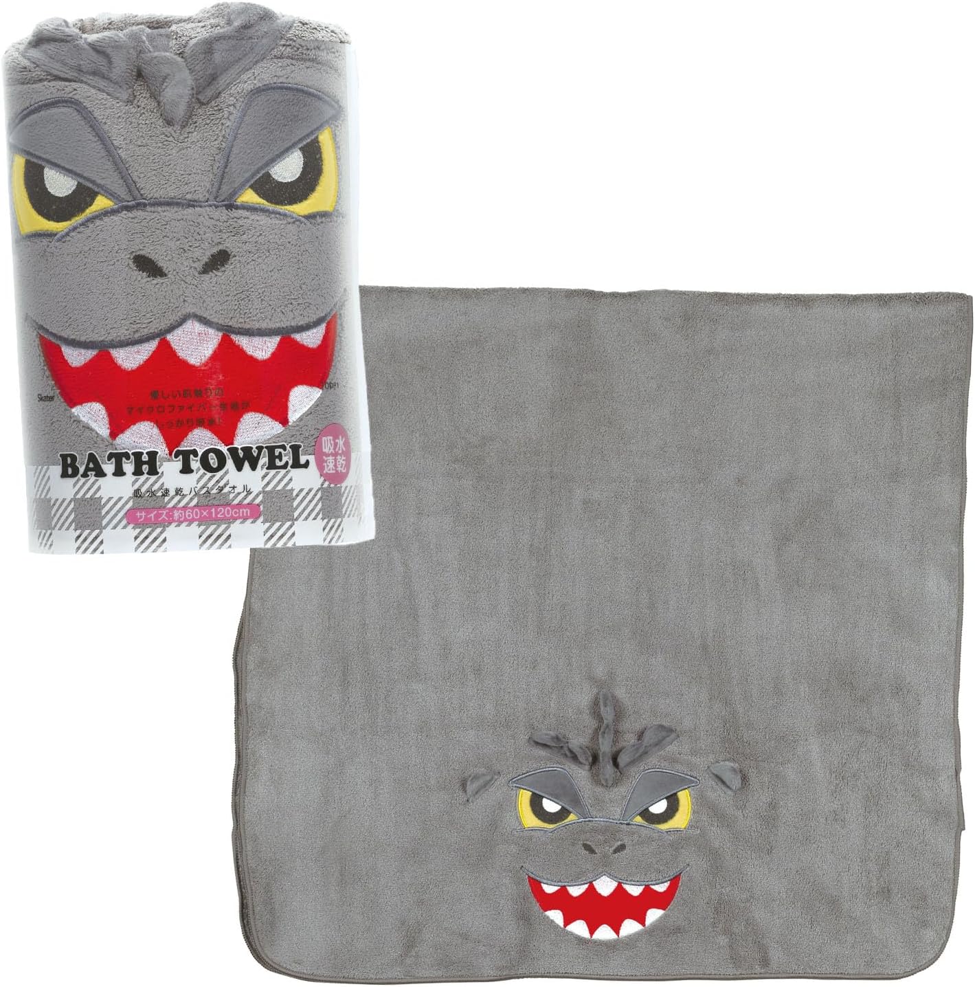 Skater TODR1 Water Absorbent, Quick Drying, Bath Towel, Height 23.6 x Width 47.2 inches (60 x 120 cm)