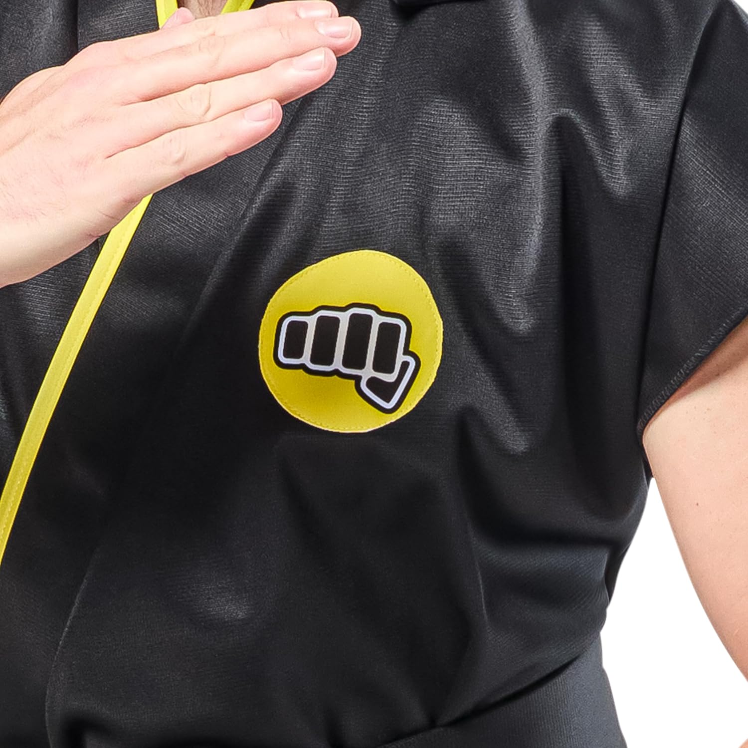 Rubies Mens Mens Cobra Kai Karate Kid Gi Adult Costume Set With Black Karate Pants, Jacket, Headband & Belt - Image 5