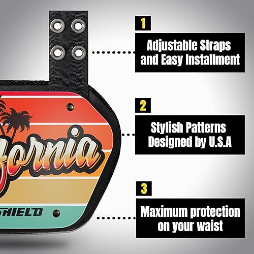 Miniatura 2 de O Shield State Football - Placa trasera para jugadores de fútbol, protector trasero, ajuste universal