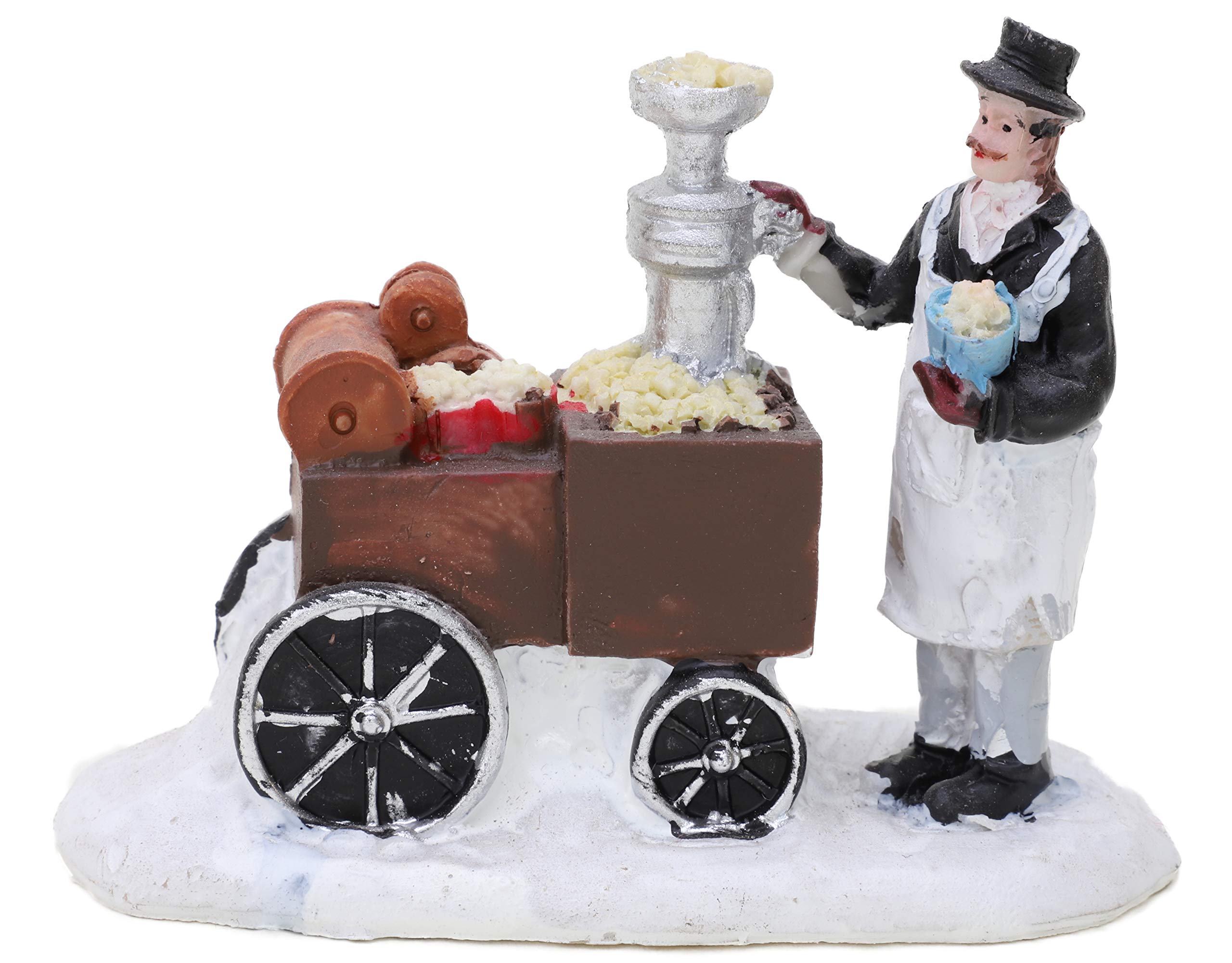 Toyland Popcorn Machine Toyland® Mini Resin Christmas Collectible Ornament - Village Scene Accessories - Xmas Figures ( 3.5 X 2.1 Inch)..
