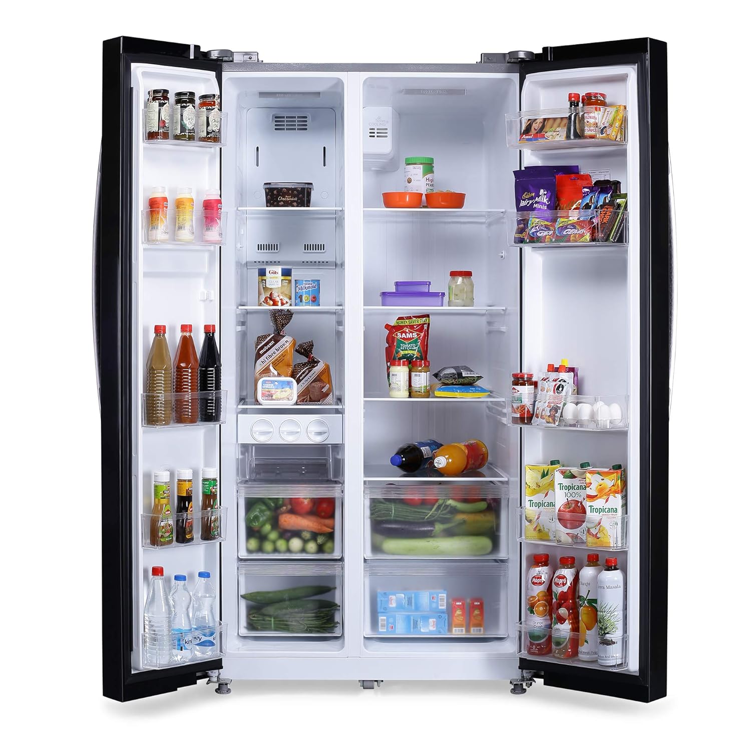 panasonic 584 l with inverter side by side refrigerator