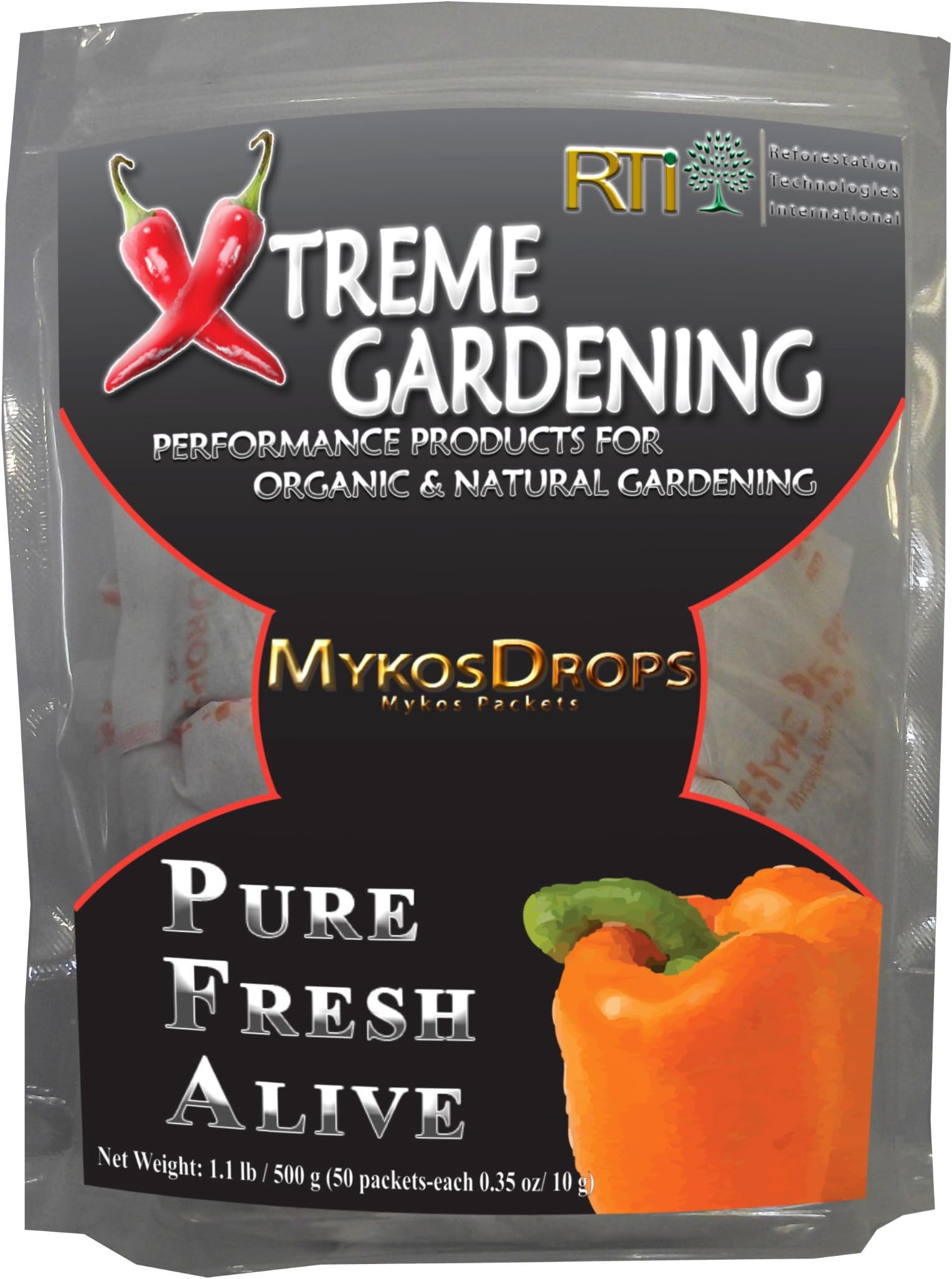 Xtreme Gardening RTI 4301 Mykos Drops Granular Mycorrhizae, 50-Count