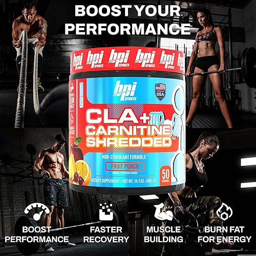 Miniatura 4 de BPI Sports CLA + carnitina triturada - Convierte las células grasas en energía y apoya el músculo magro, aumenta el metabolismo - Suplemento de