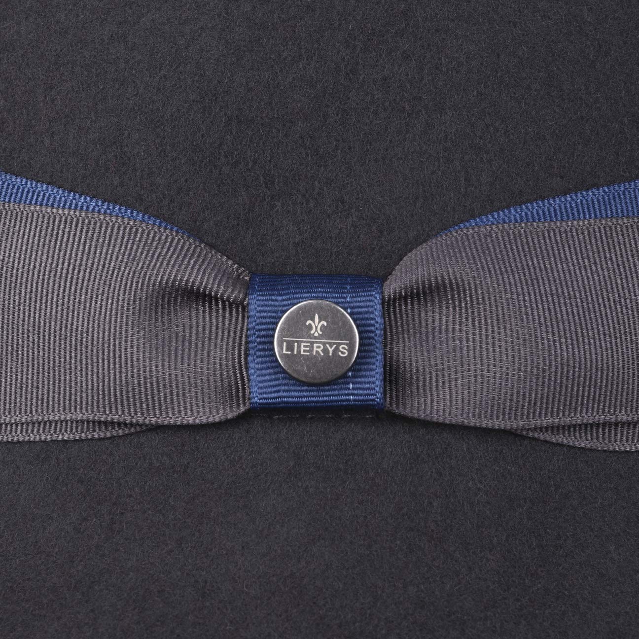 LIERYS Glockenhut Damen Made in Italy Filzhut 100% Wolle Handmade Ripsband Schleife Herbst Winter
