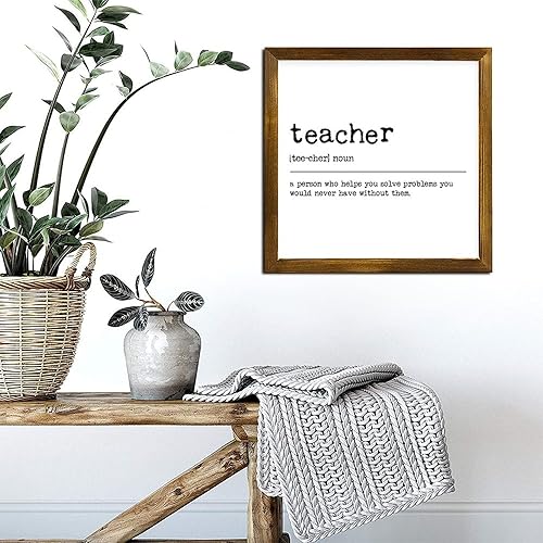 Vista 100 de Farmhouse Wall Decor Sign Smile Dictionary Definition Wood Framed Signs World Meaning Wall Art Rustic Home Decoration Smile for Kitchen Coffee Bar