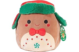 Squishmallow 10-Inch Peterson The Gingerbread Man