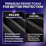 VALUN SLABPRO 160+ 4 ROW Graded Card Storage Box; Durable Sports, PSA Card Storage Box - Organizer Slab for Your Collection - For Baseball, Football, TCG, MTG Cards - Top Loader Design