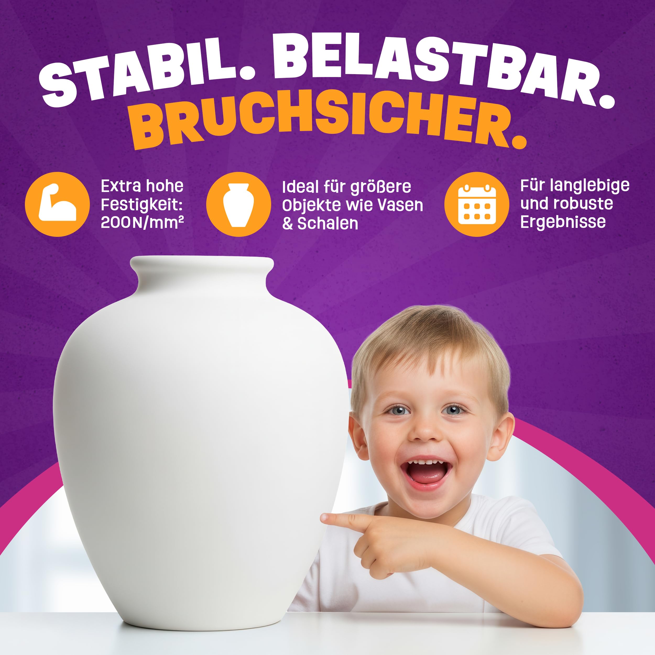 ALTRIX KERAMIK Gießpulver Weiß 5kg - 200N/mm Festigkeit Made In Germany