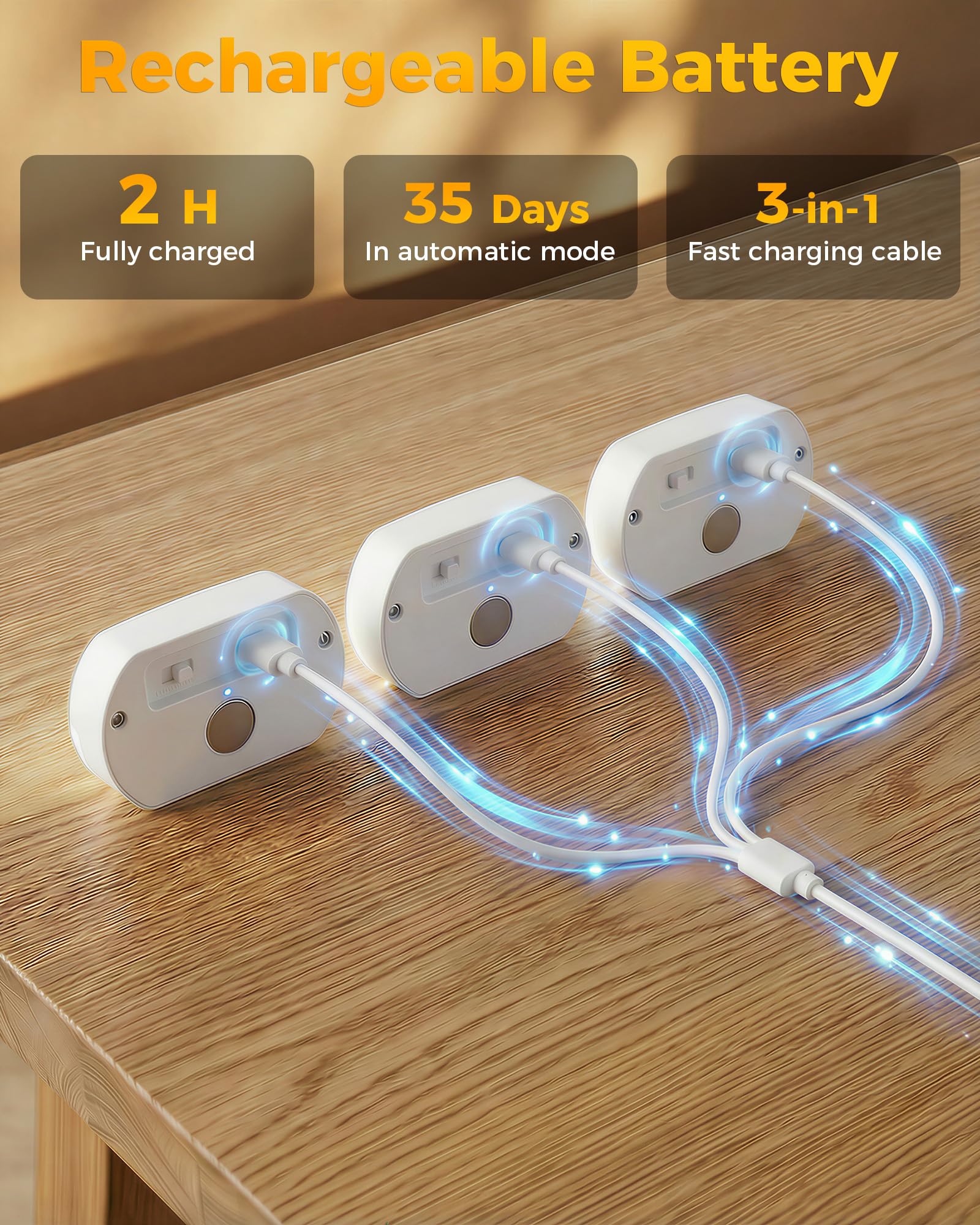 Paquete de 12 luces recargables con sensor de movimiento para escaleras, luz de pasillo interior, luz nocturna inalámbrica portátil, luces LED que funcionan con pilas para escaleras, armarios
