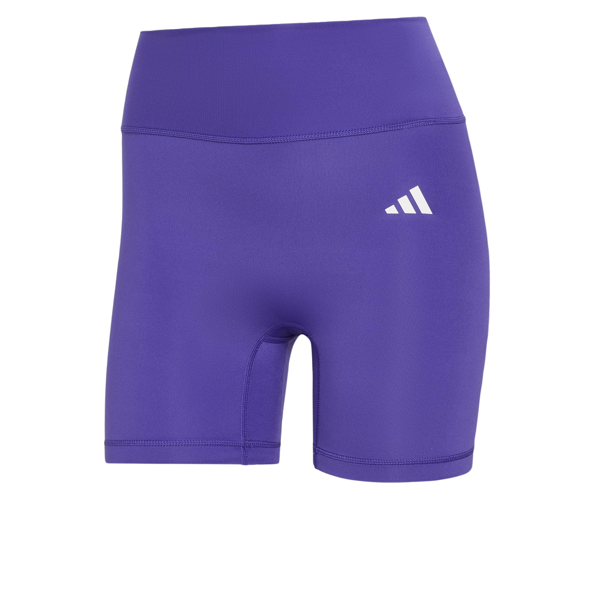 adidas Women's Optime Essentials Workout Short Leggings Tights, Pure Purple, XXL