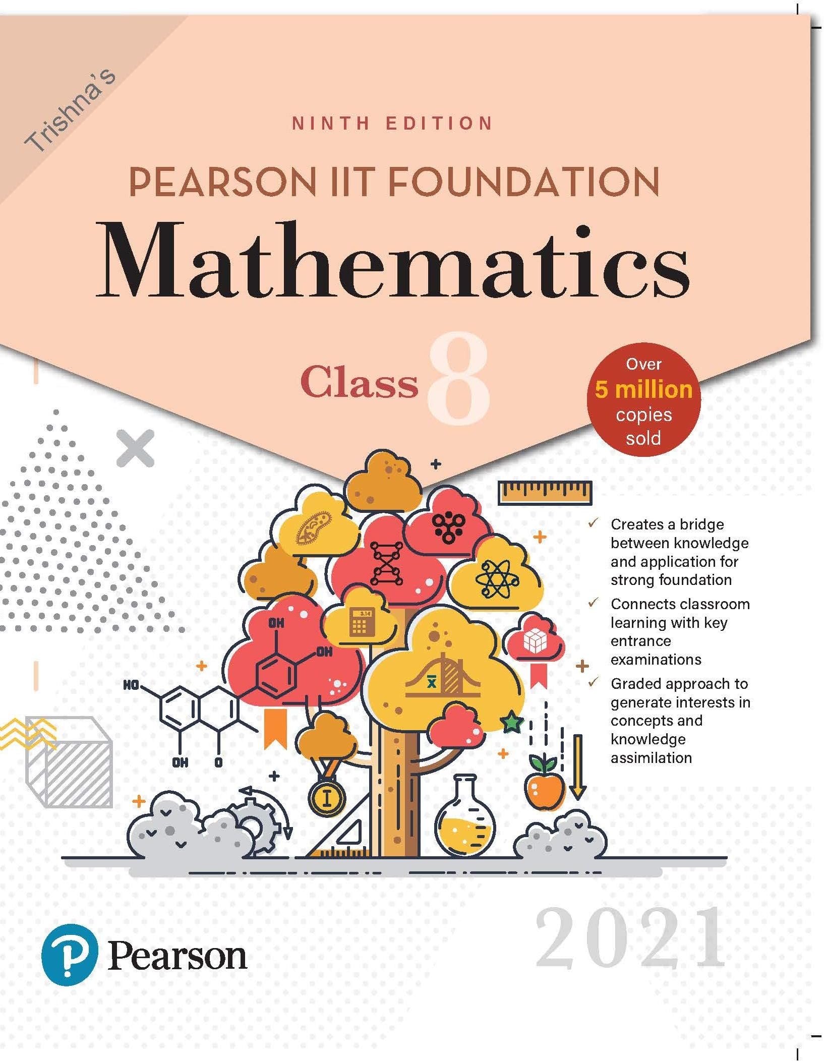 Pearson IIT Foundation Mathematics | Class 8| 2021 Edition| By Pearson Paperback – 29 January 2021