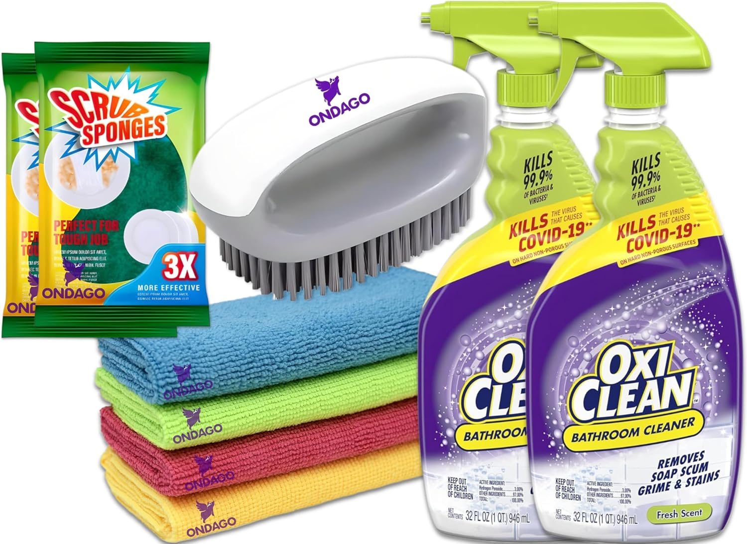 Amazon.com: Kaboom Oxi, Clean Bathroom Cleaner 32 oz (Pack of 2 ...