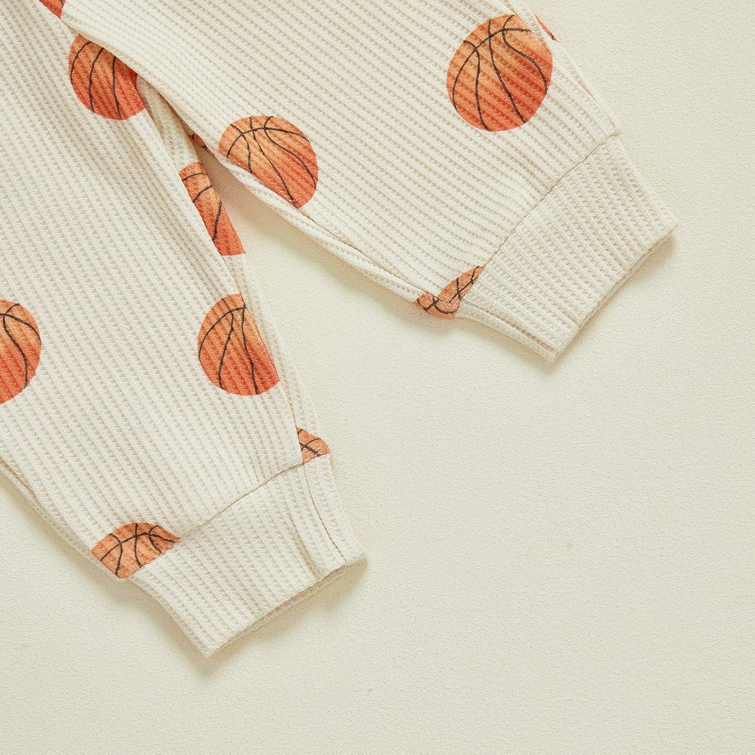 FYBITBO Fall Winter Baby Boys Girls Clothes Game Day Basketball Long Sleeve Shirt+Pants 2 Piece Outfit Clothing Sets - Image 7