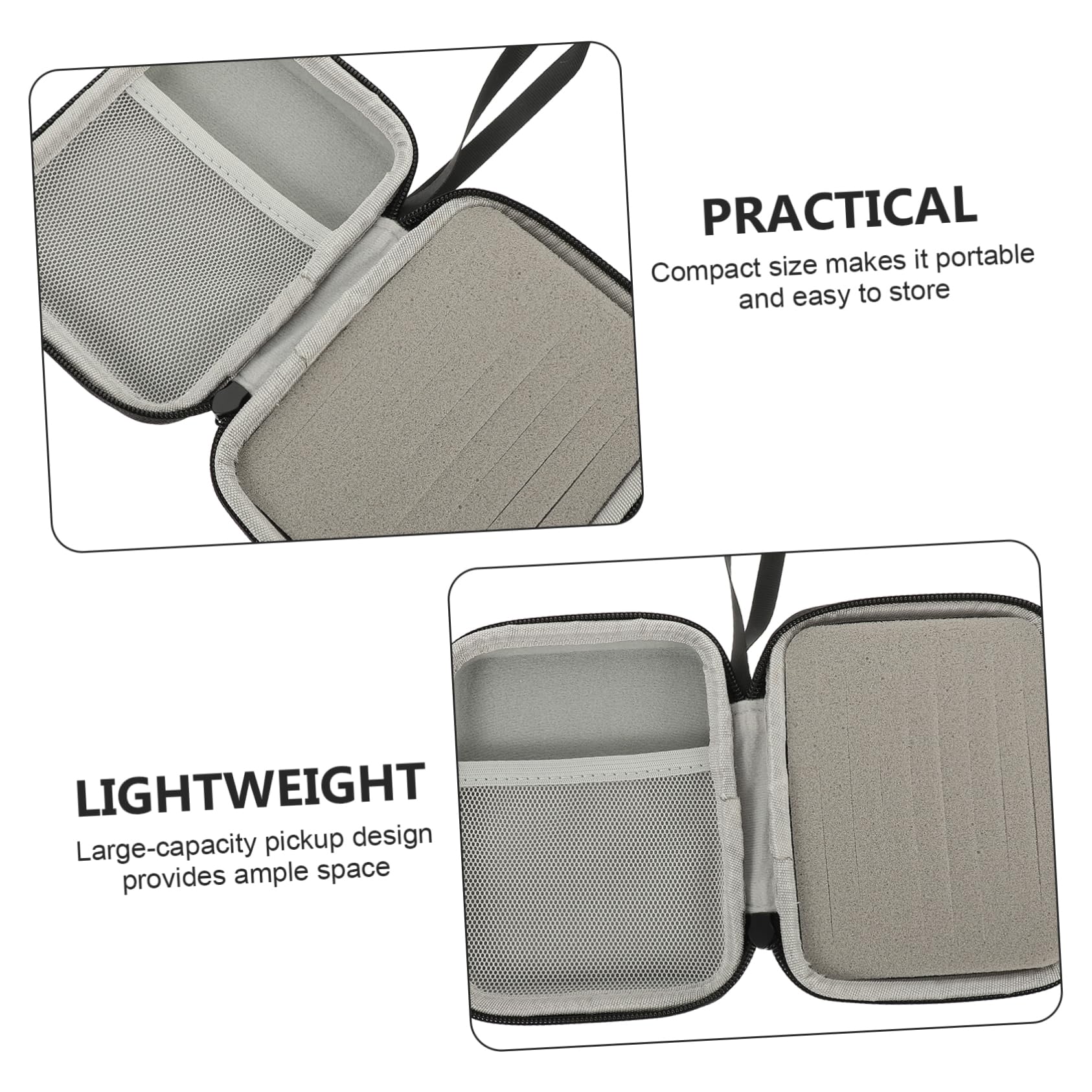 GOOHOCHY Guitar Pick Holder Case Portable Organizer for Plectrums Durable Storage Bag with Slot Design Keeps Picks Safe and Easy to Find for Guitarists and Musicians