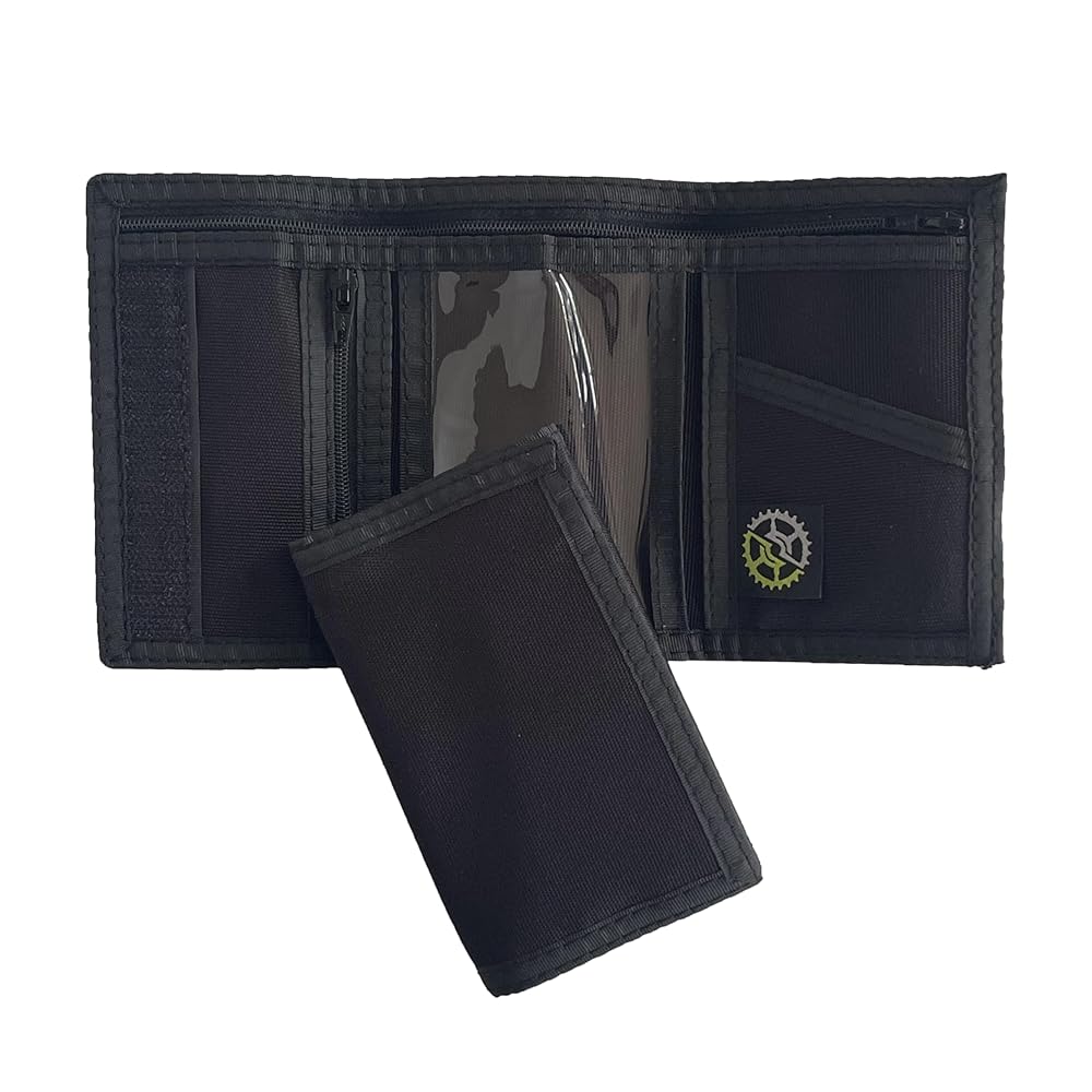 3/C FOLD WALLET BLACK ① BI-FOLD COIN S Man: Bi-fold wallet in textured leather | Diesel