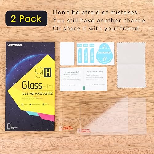 Miniatura 6 de SEASKY 2 Pack HD Tempered Glass Screen Protector for DJI Mini 43 Pro DJI Mavic 3 Classic Air 3S Drone Accessories DJI RC 2 Remote Controller