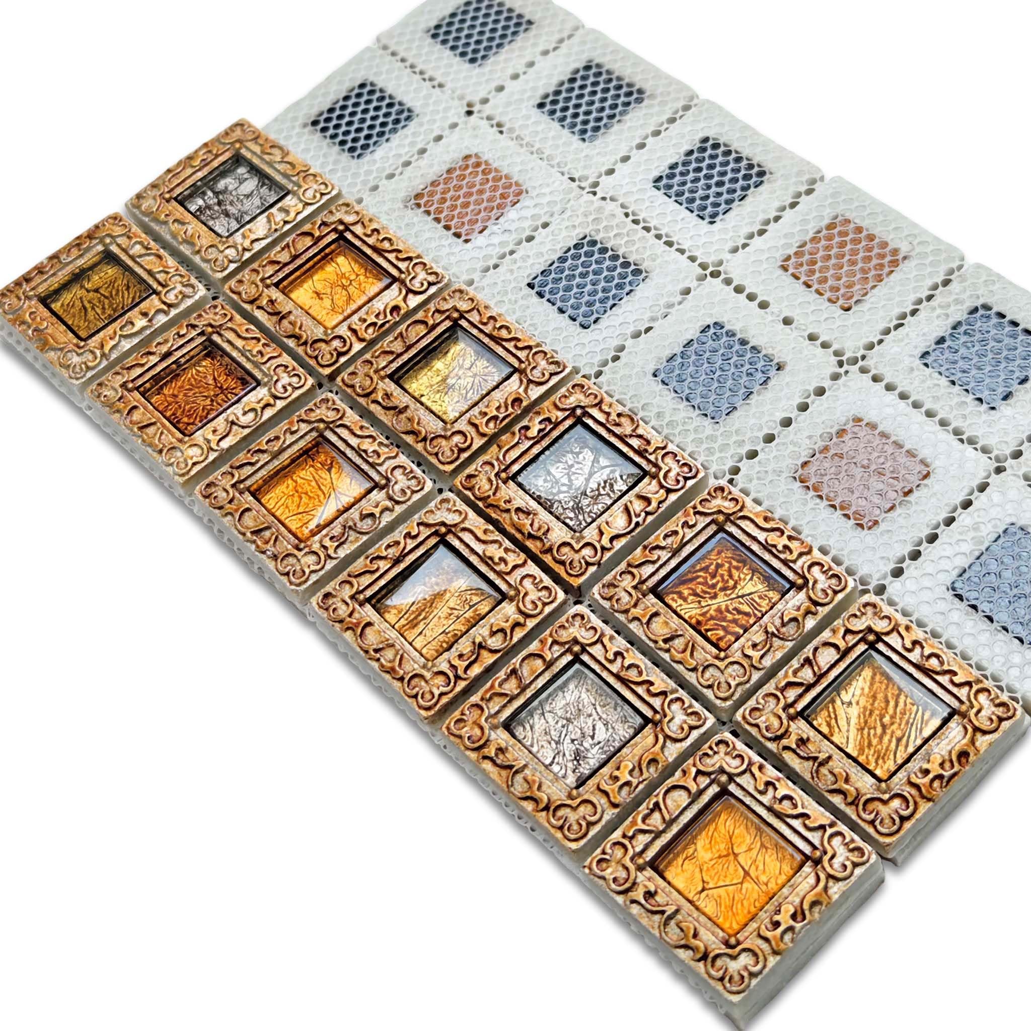 Metallic Border Tiles