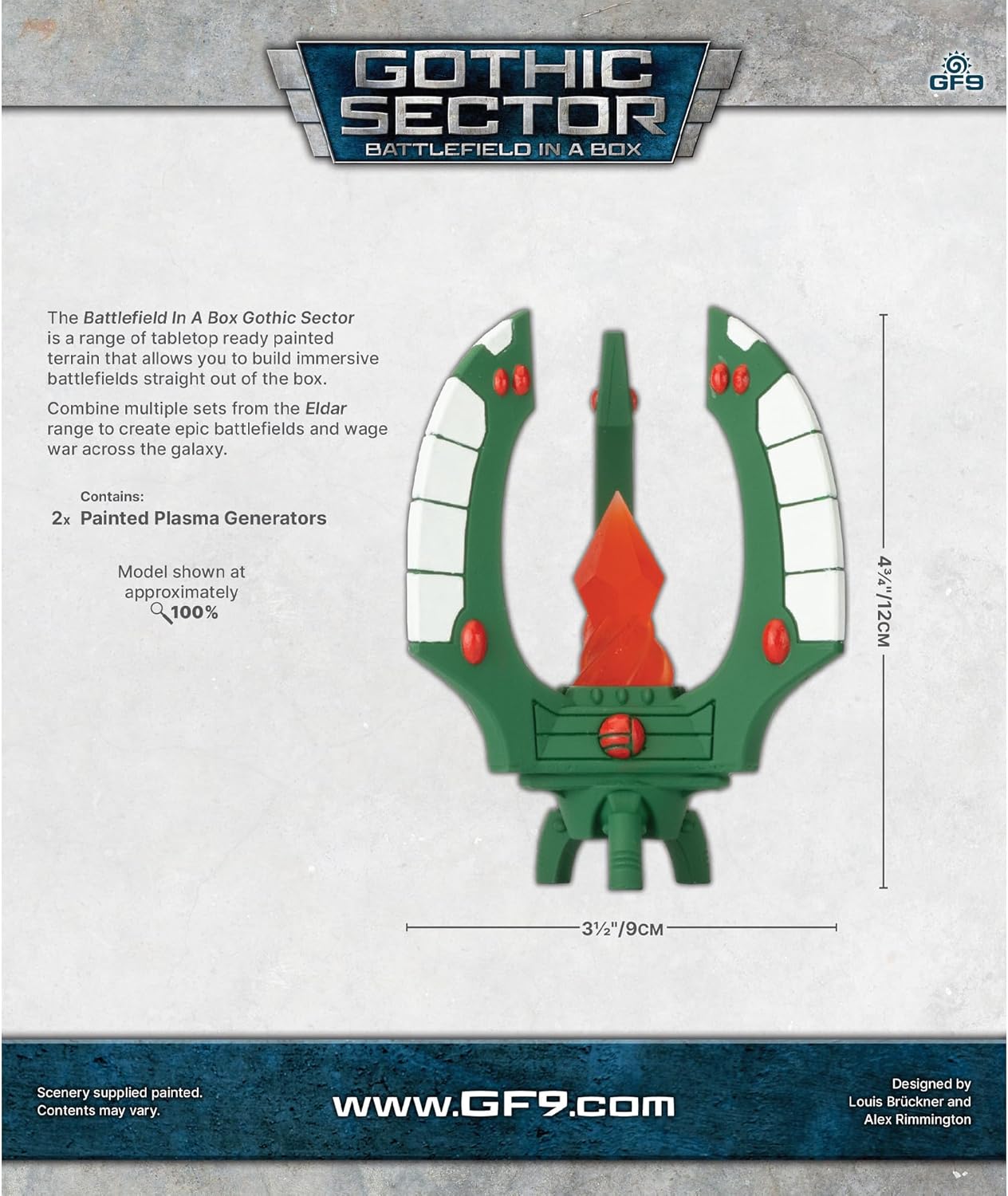 Gale Force Nine Battlefield in A Box - Gothic Sector - Eldar Plasma Generators