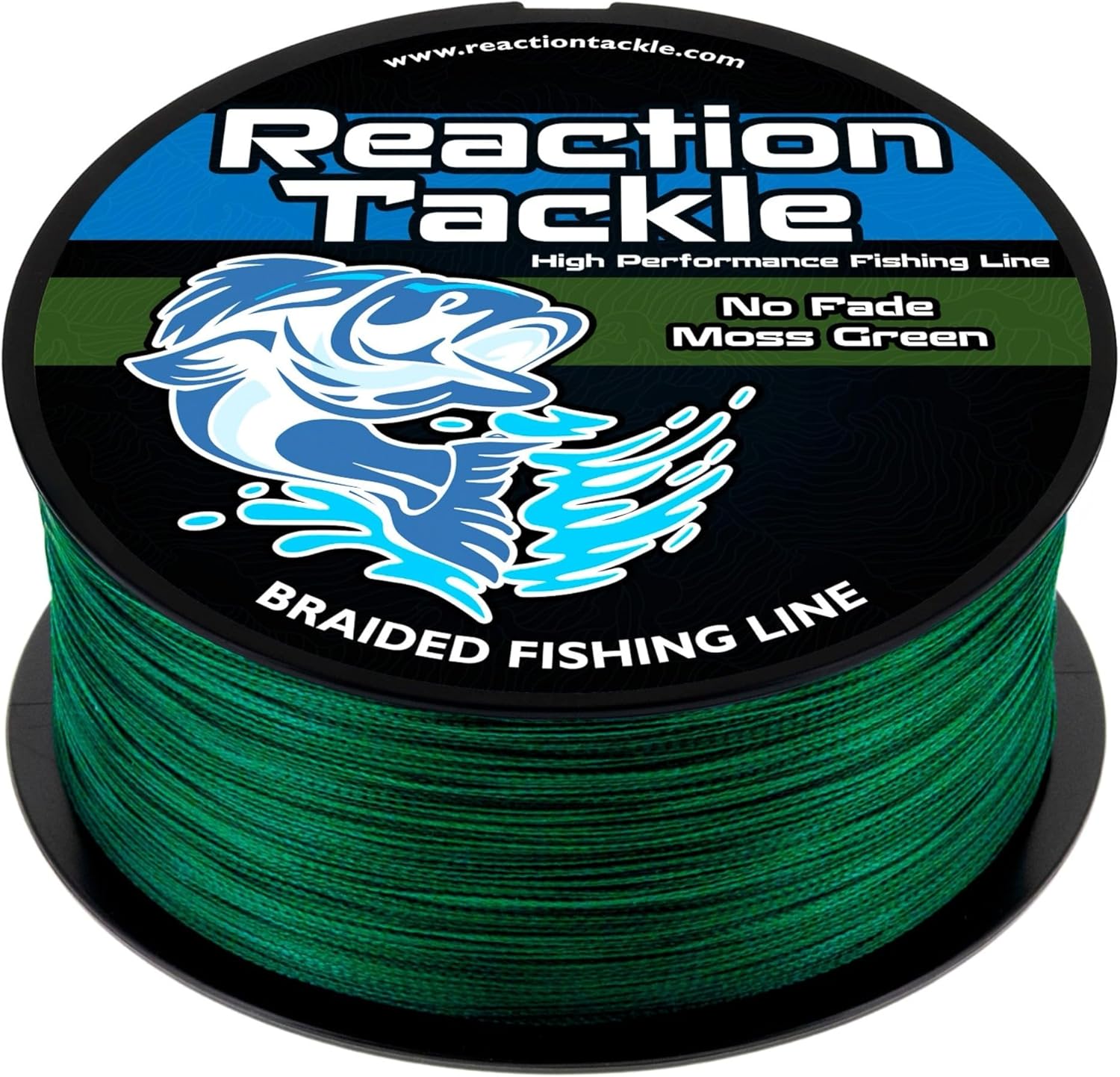 Reaction Tackle Braided Fishing Line - Pro Grade Power Performance for Saltwater or Freshwater Fish