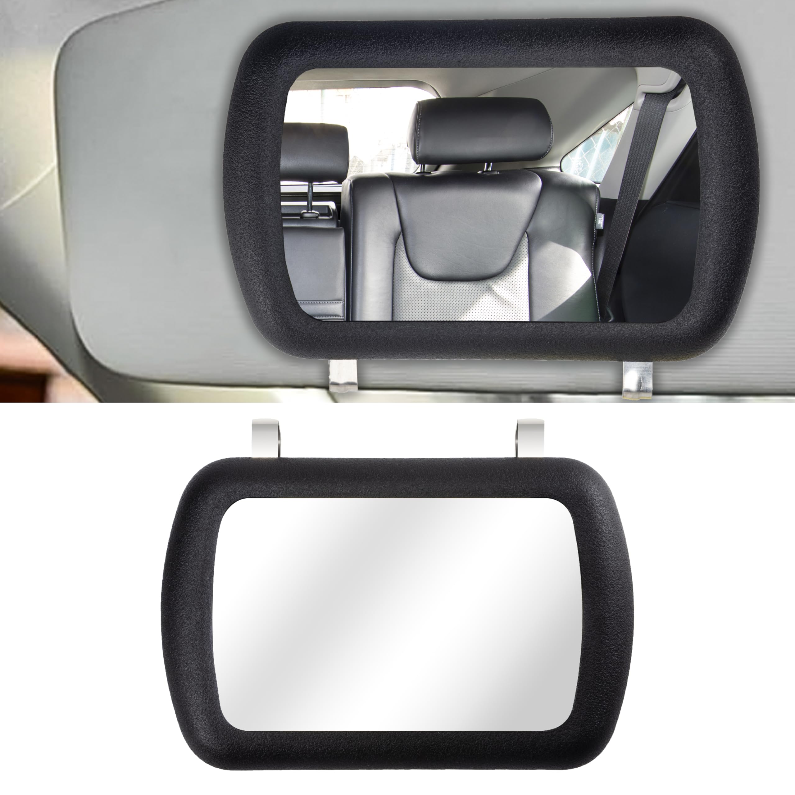Car Visor Mirror Universal Clip-On Automotive Sun Visor Vanity Mirror for SUVs and Various Vehicles car accessories interior